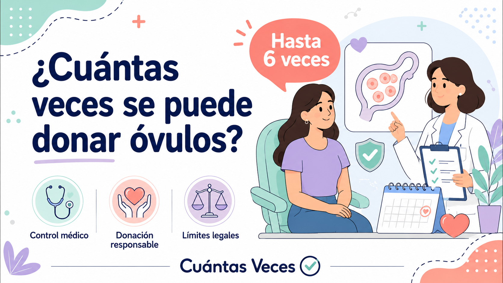 ¿Cuántas veces se puede donar óvulos?