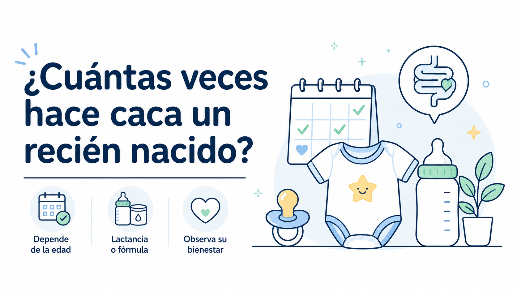 ¿Cuántas veces hace caca un recién nacido?