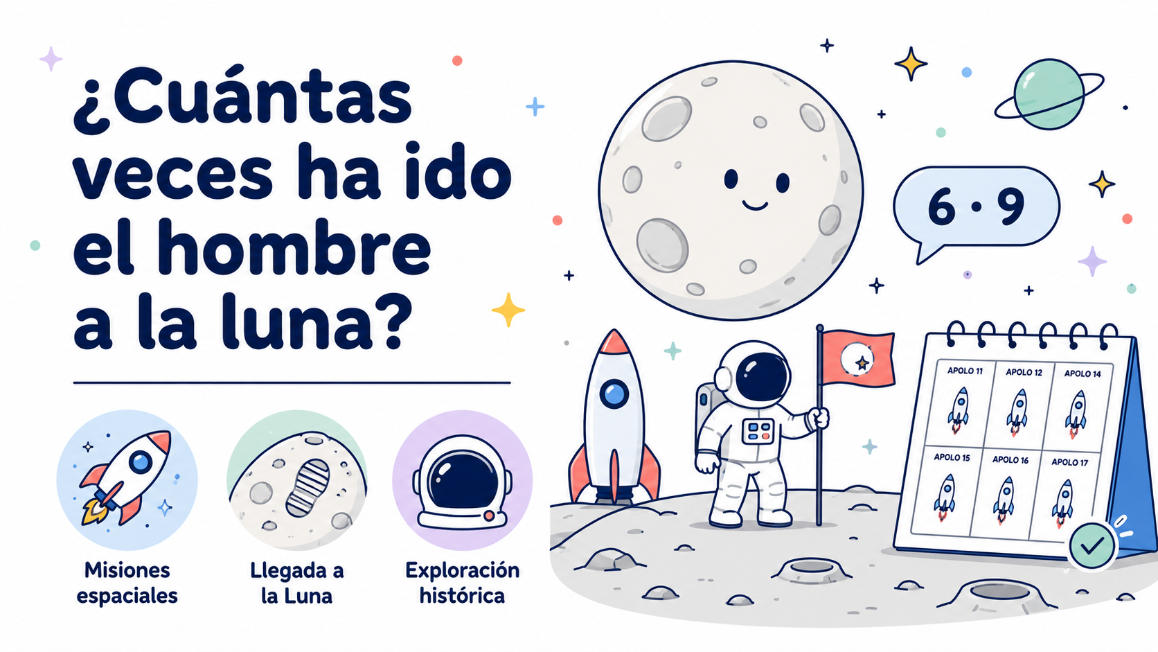 ¿Cuántas veces ha ido el hombre a la Luna?